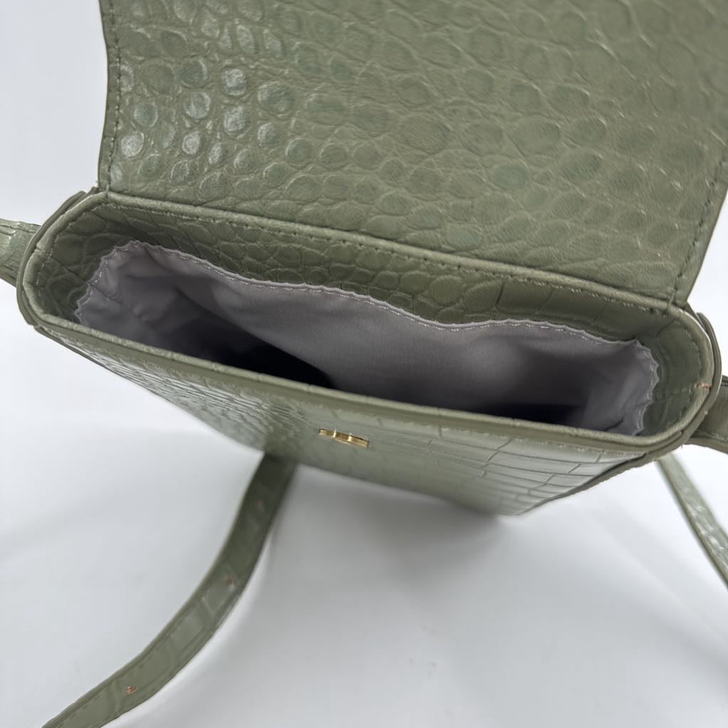 vegan leather slim crossbody