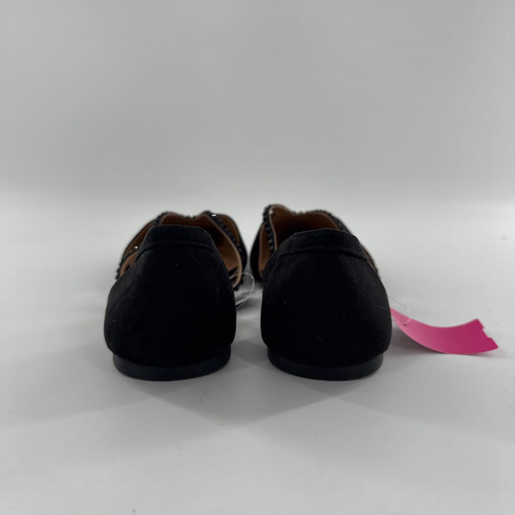 R45 9 rhinestone slip-on flats