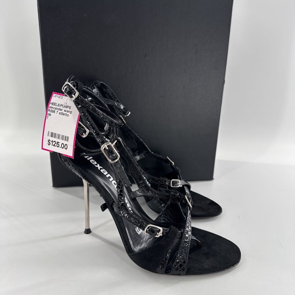 R895 7 stiletto strappy sandals