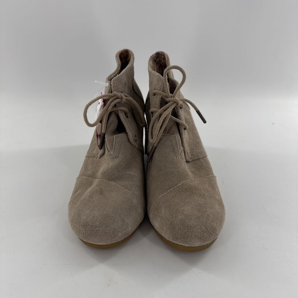 9.5 wedge lace up ankle boots