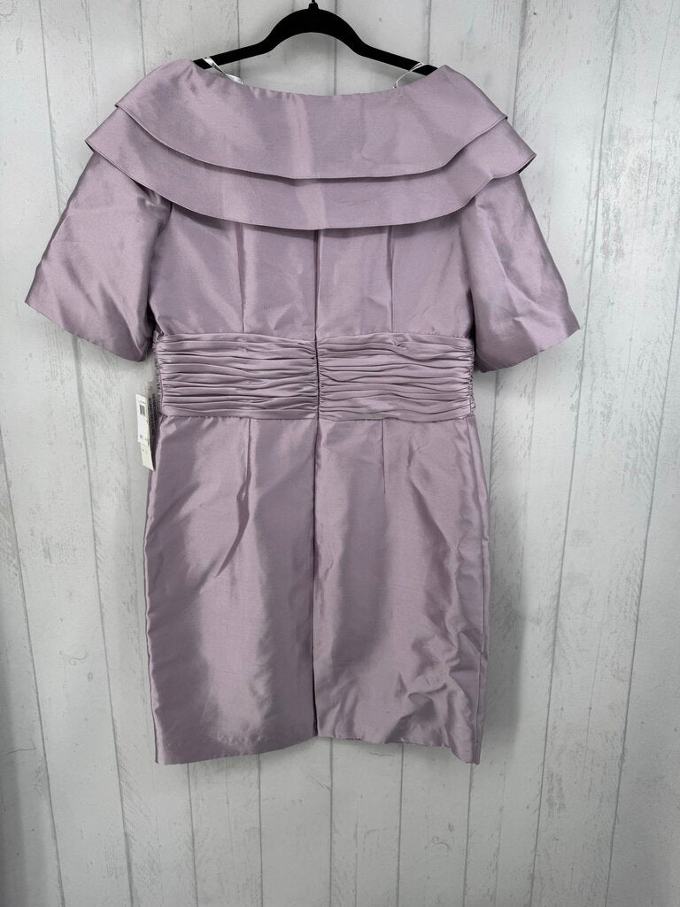 R420 16 s/s pleated ruffle dress