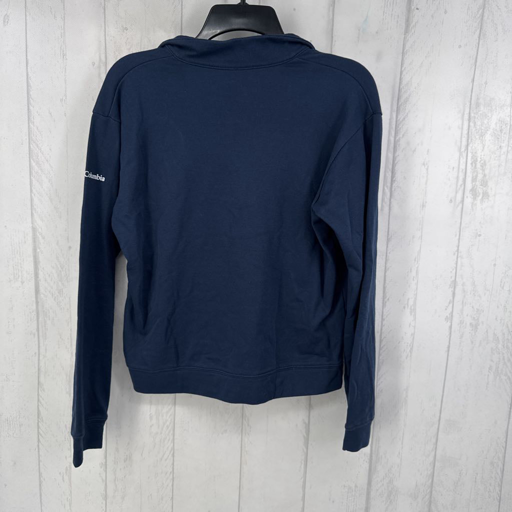 M l/s crop quarter zip sweatshirt