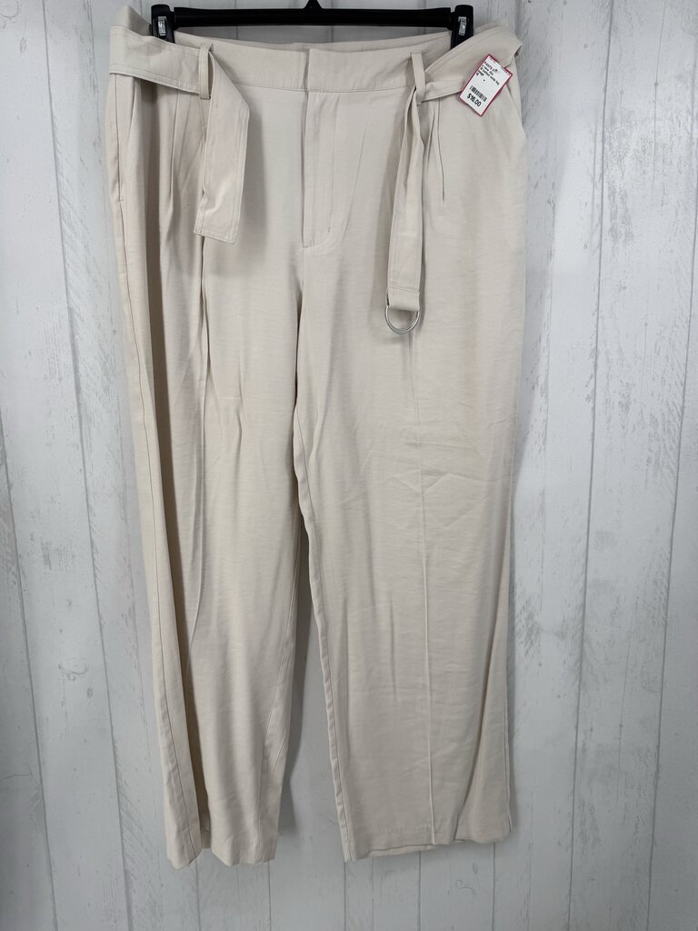 18 belted wide leg pant