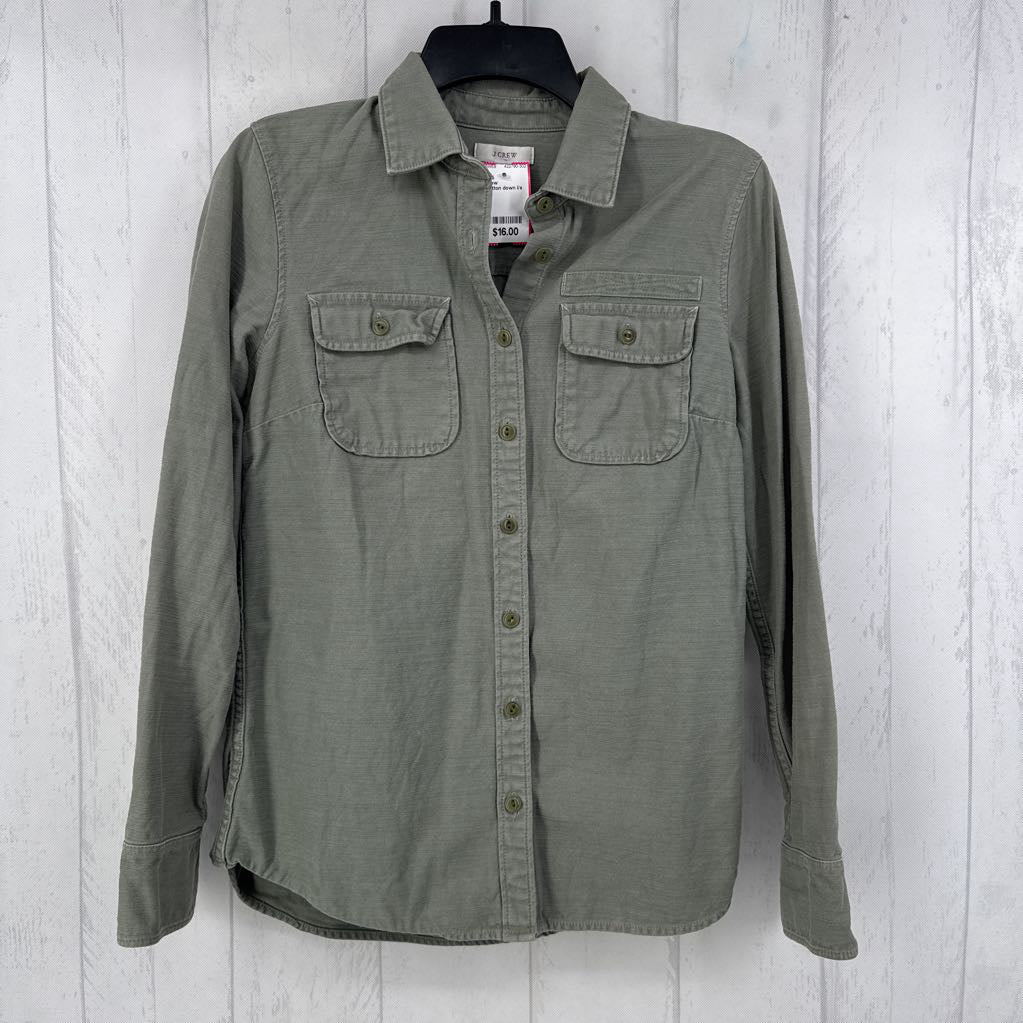 4 button down l/s top