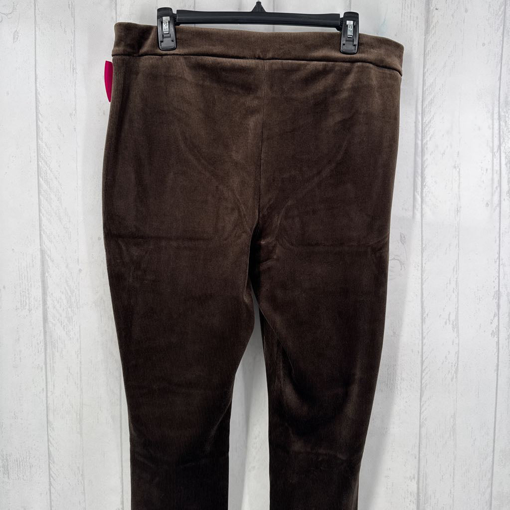 XL rib klnit velour legging