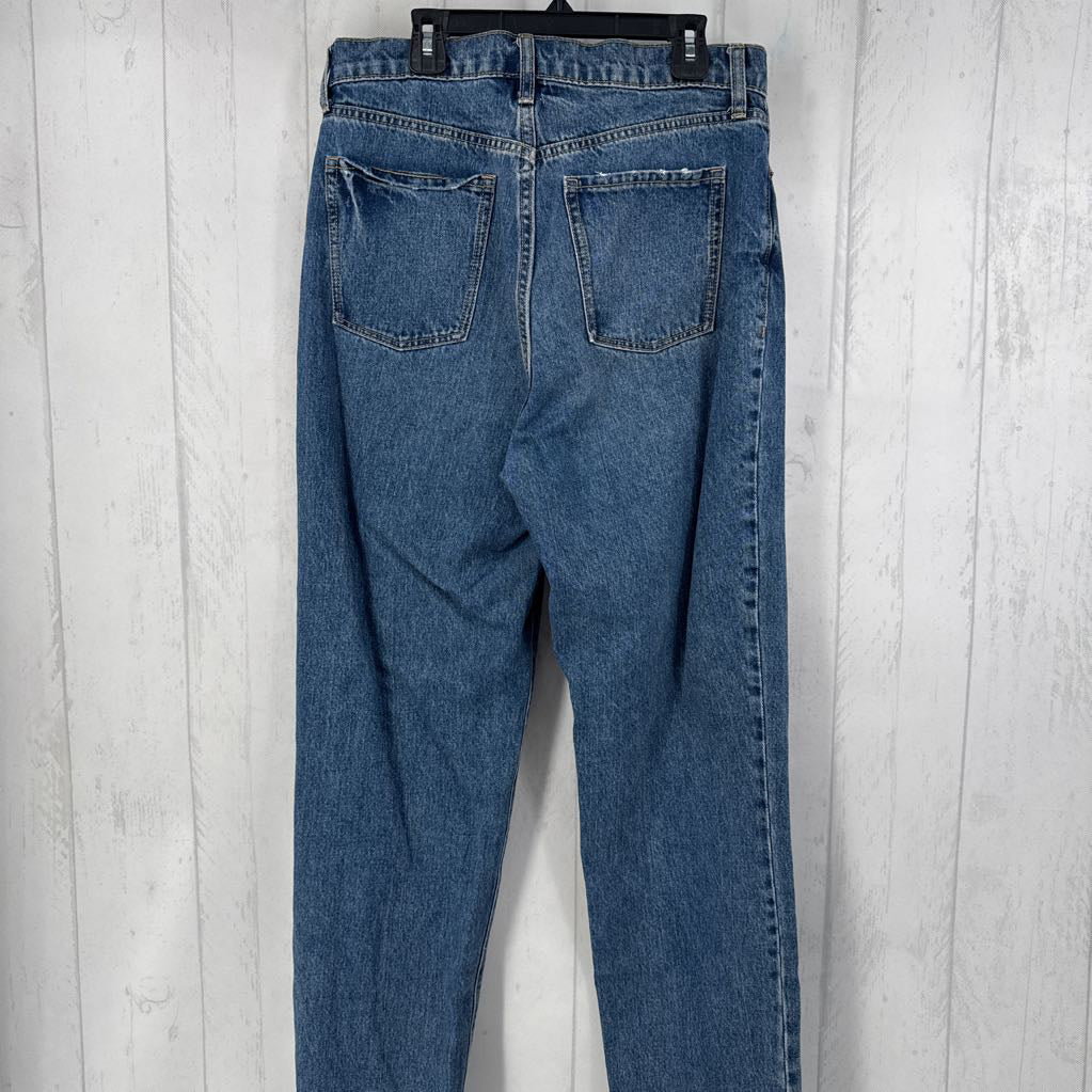 8T hi rise straight leg jean