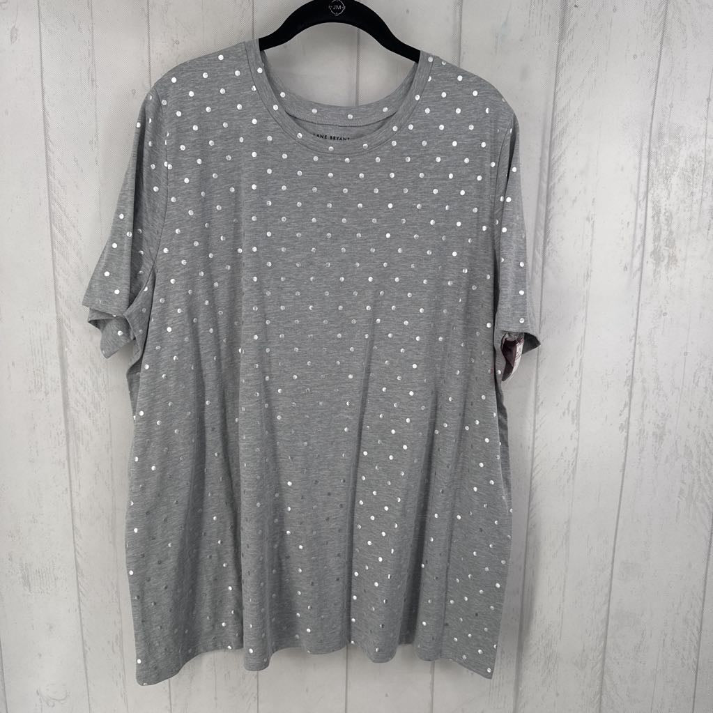 18/20 s/s polka dot top