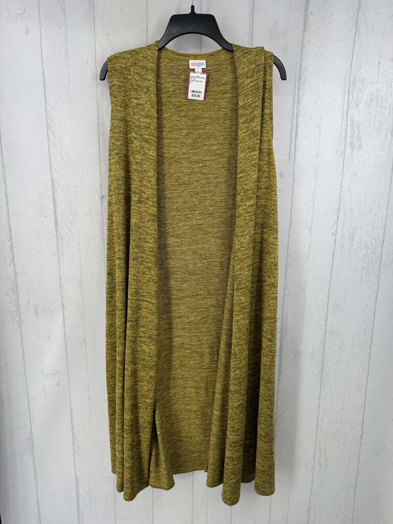 L open long slvls cardigan