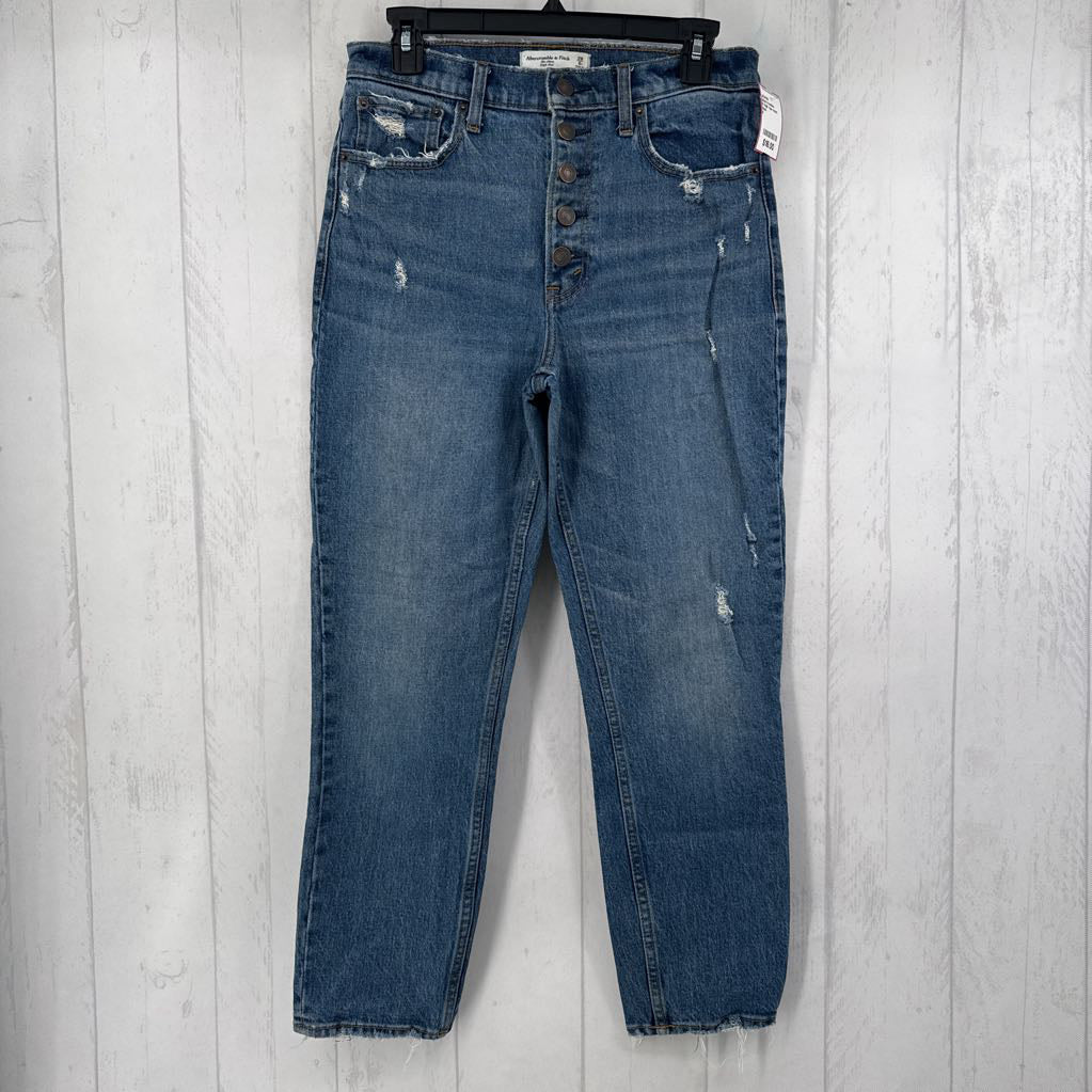 6 high rise mom jeans