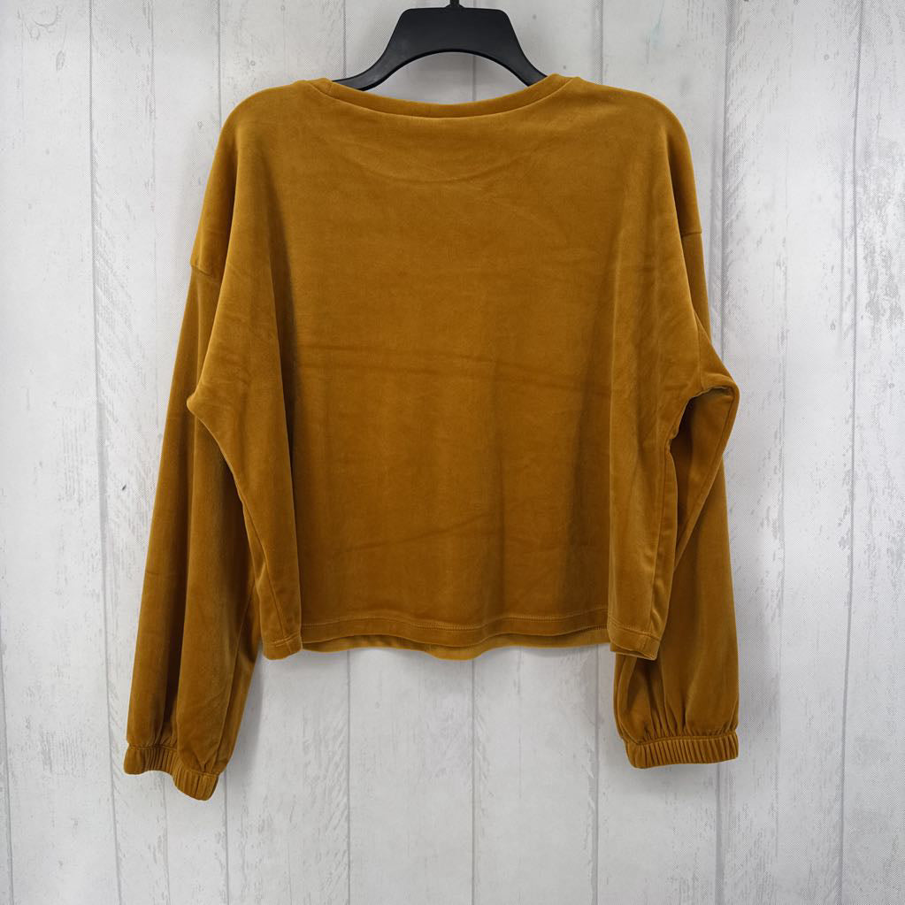 L l/s velour top