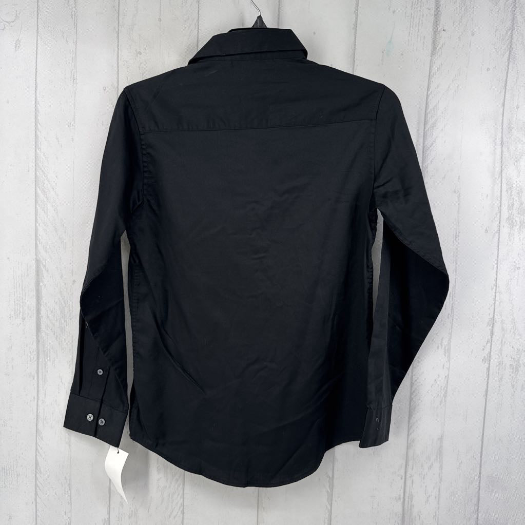 R34 14 button down l/s top