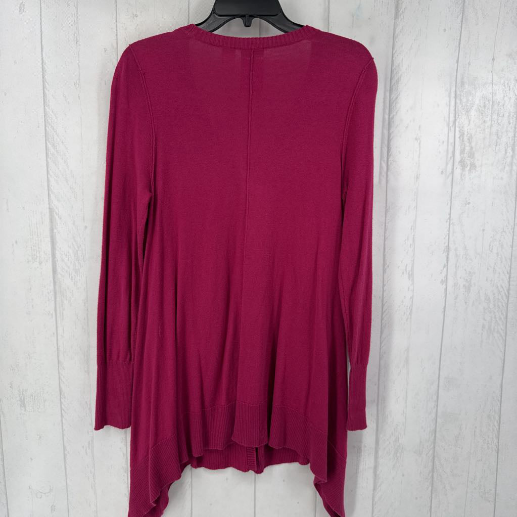 S l/s button shark bite cardigan