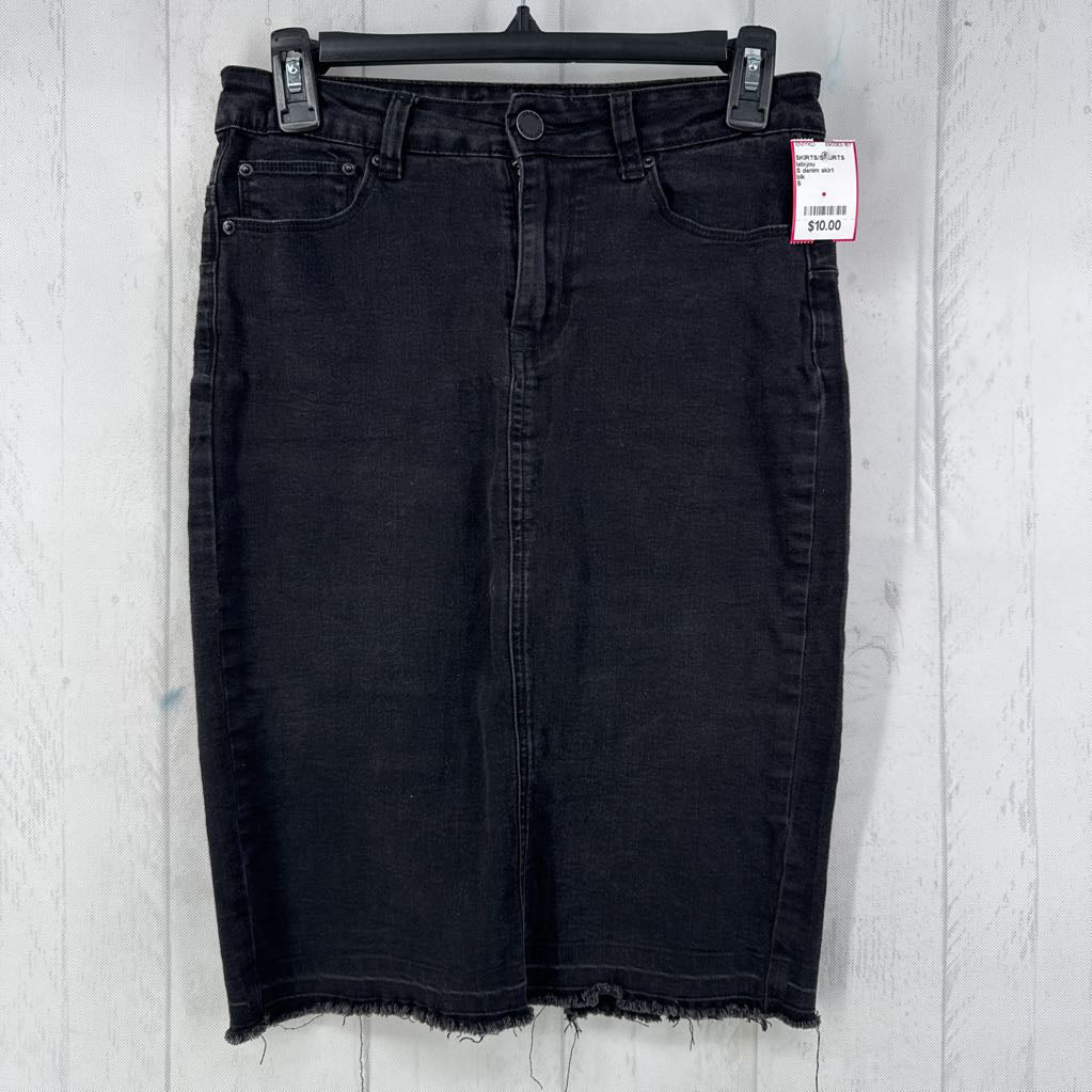 S denim skirt