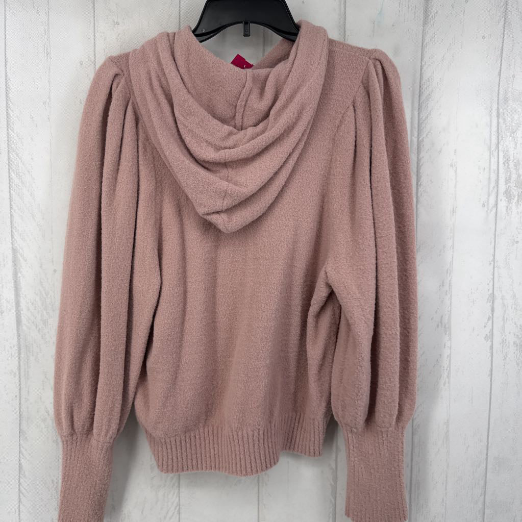 S l/s sweater w/ hood