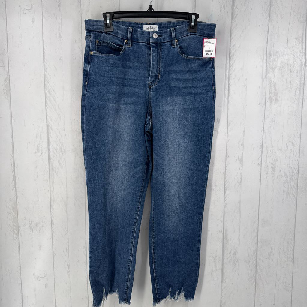 12 hi-rise straight leg jean