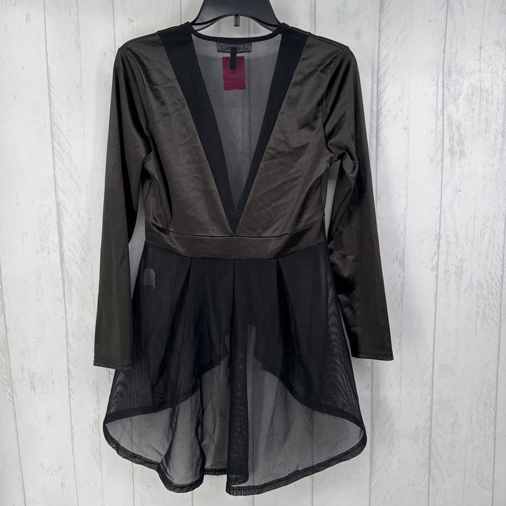 M mixed mdia hi-lo blazer