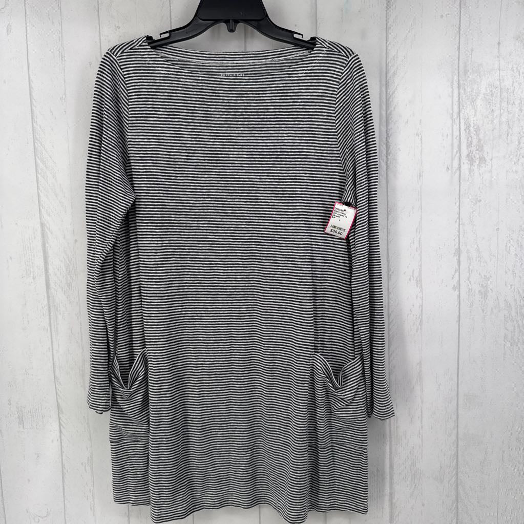 S/P striped l/s dress