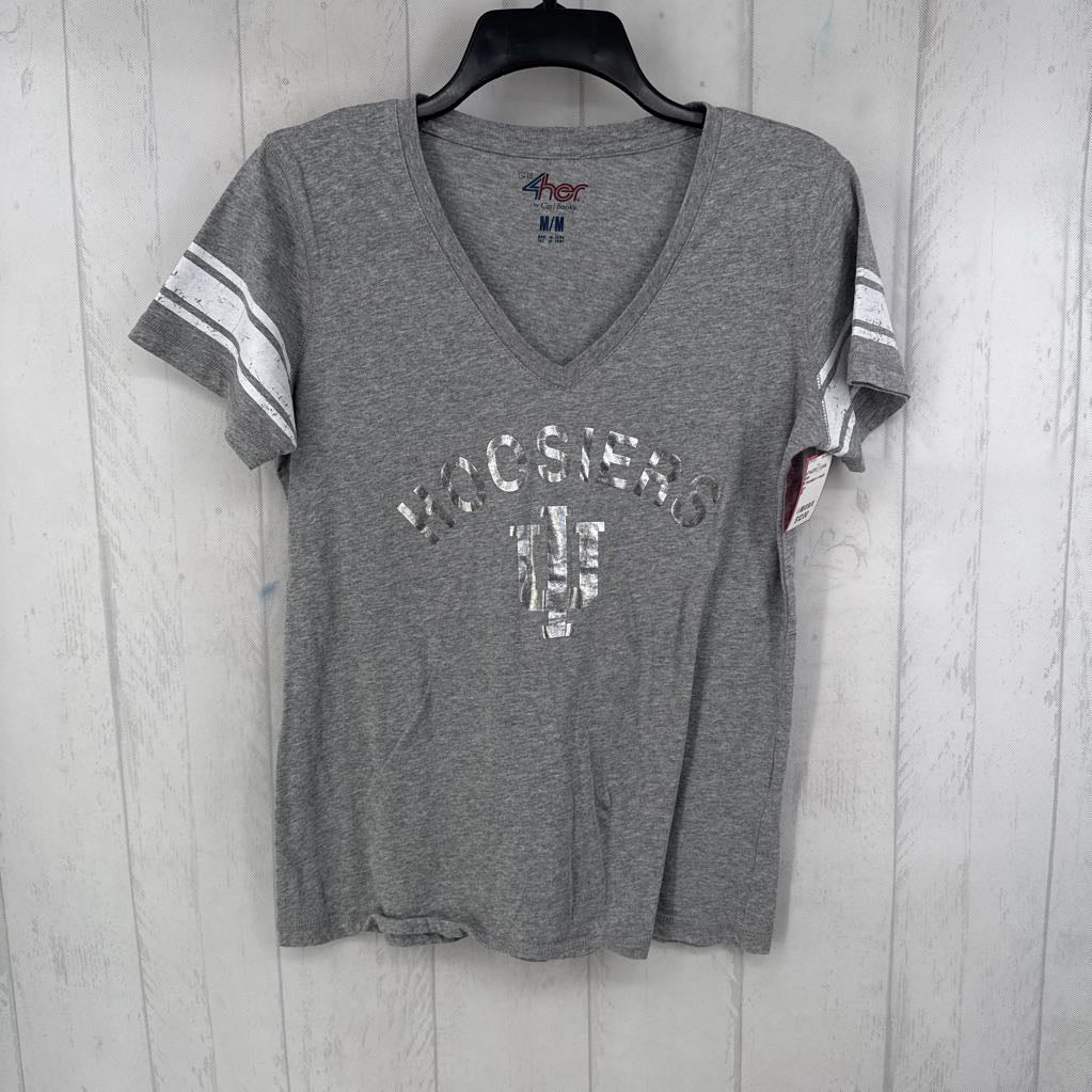 M hoosiers v-neck s/s tee