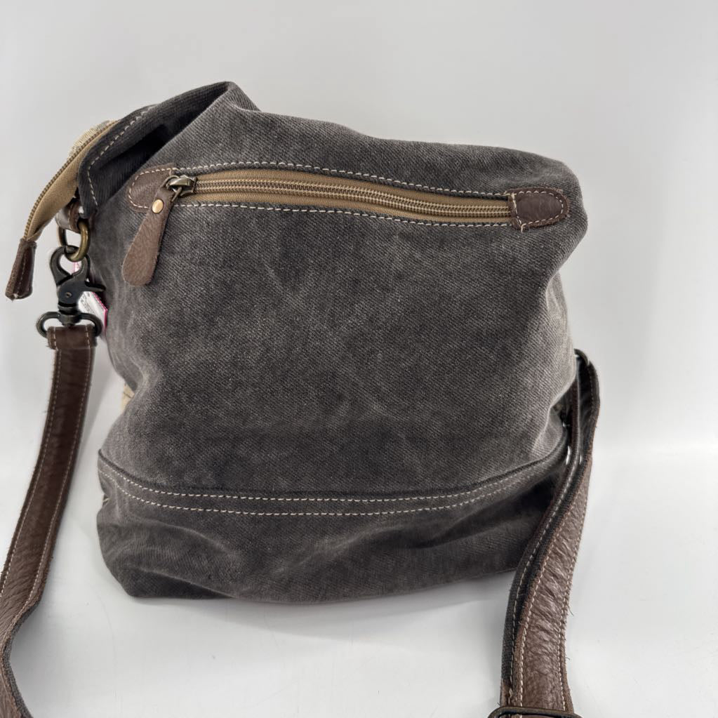 flo print canvas crossbody