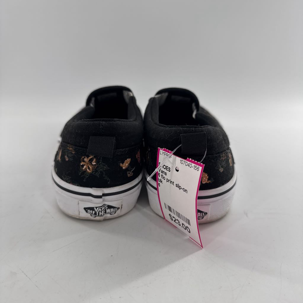 6 flo print slip-on sneaker