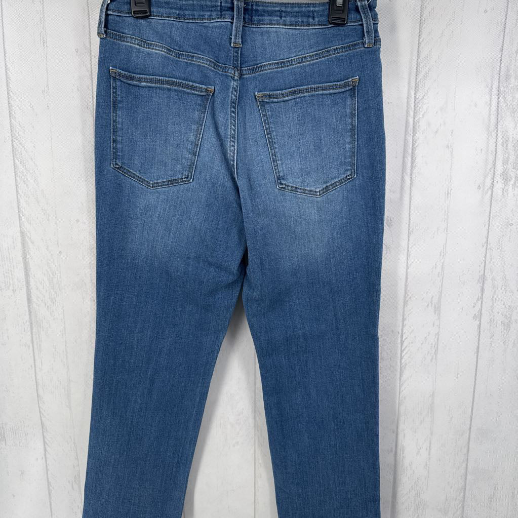 8S hi-rise slim straight leg jean