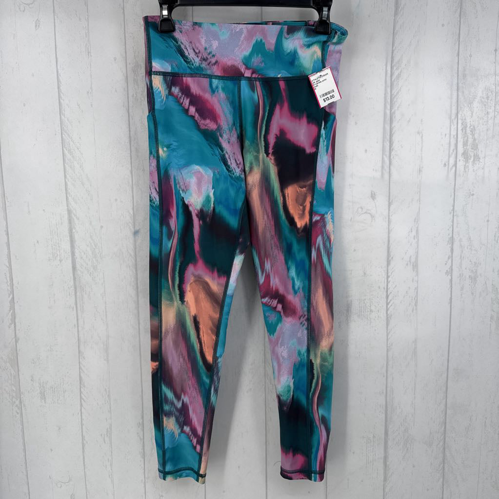 M marble print leggings