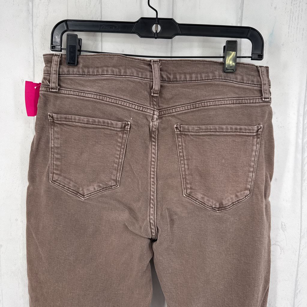 8 hi-rise straight leg jean