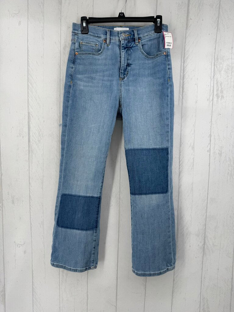 4 patchwork crop jean