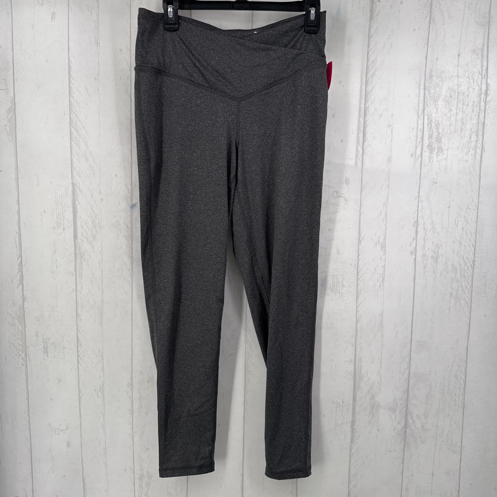 L marled crossover leggings