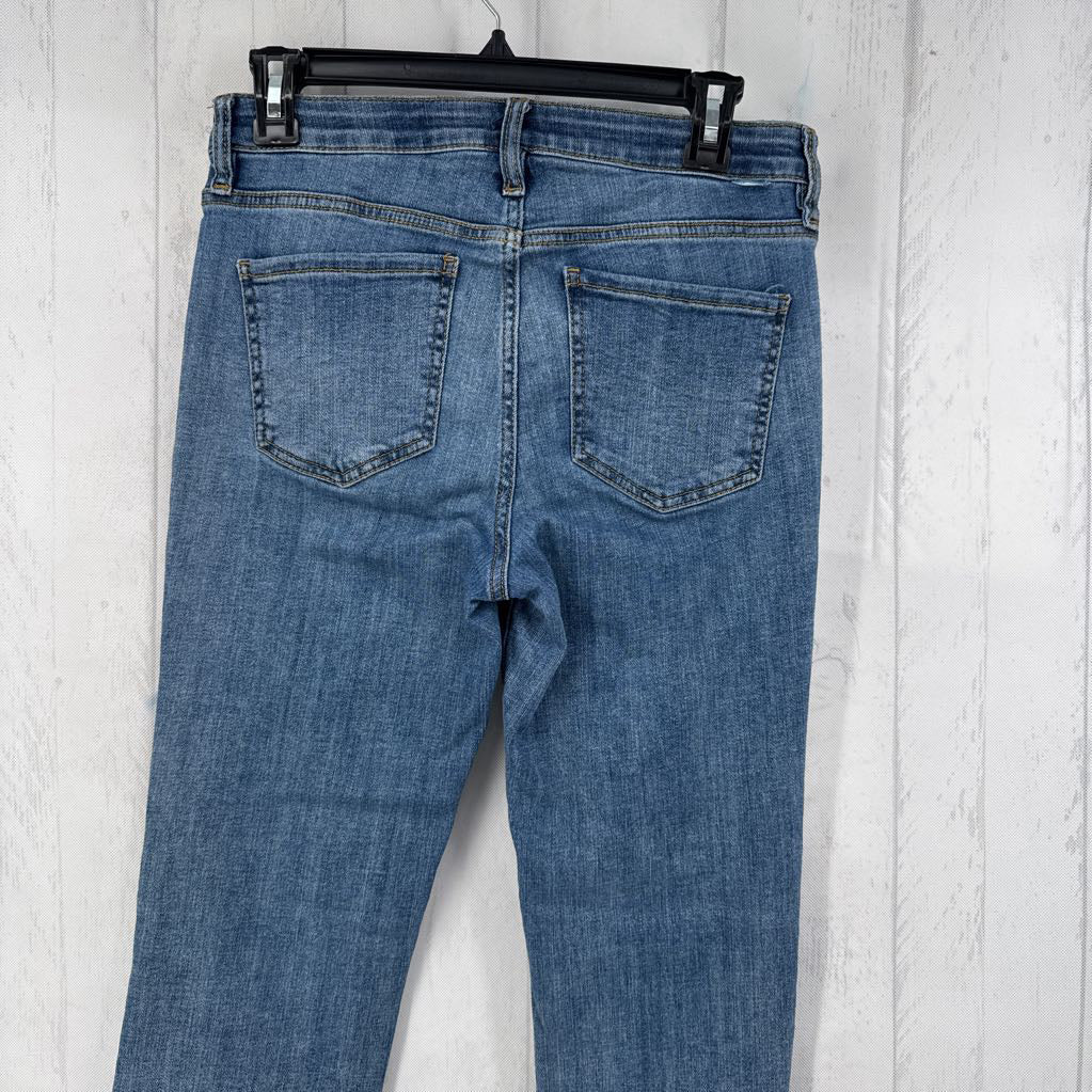 4 straight crop jeans