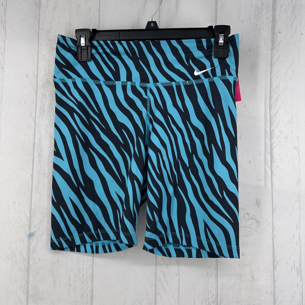S zebra print bike shorts