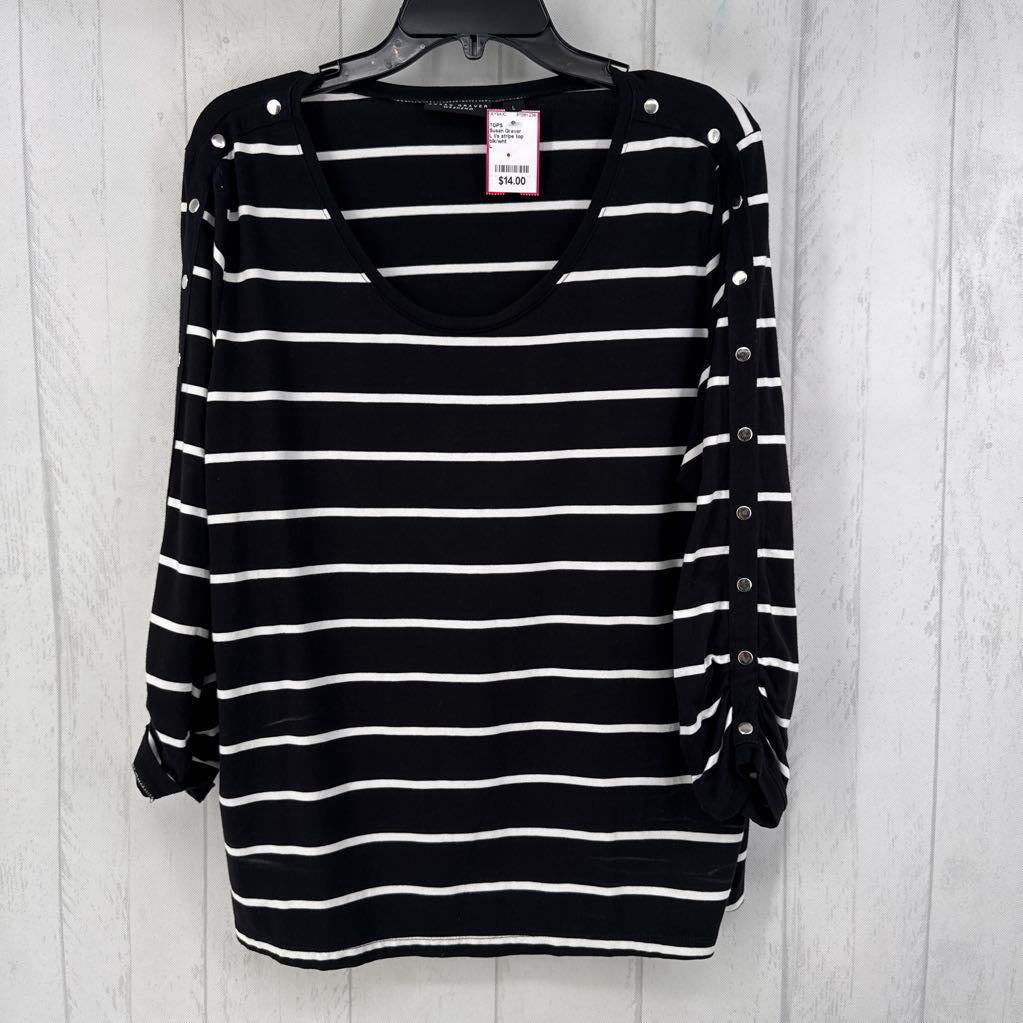 L l/s stripe top