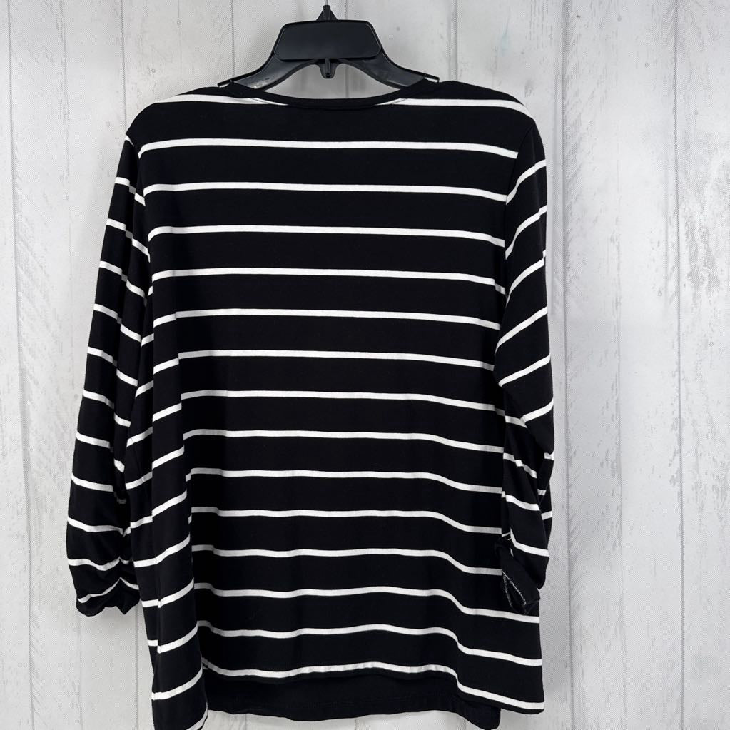 L l/s stripe top