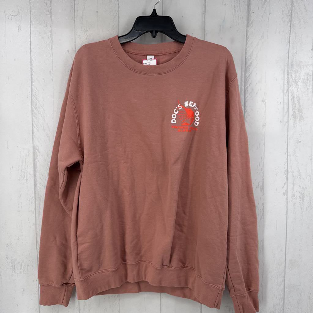 L l/s pullover doc's seafood sweatshirt