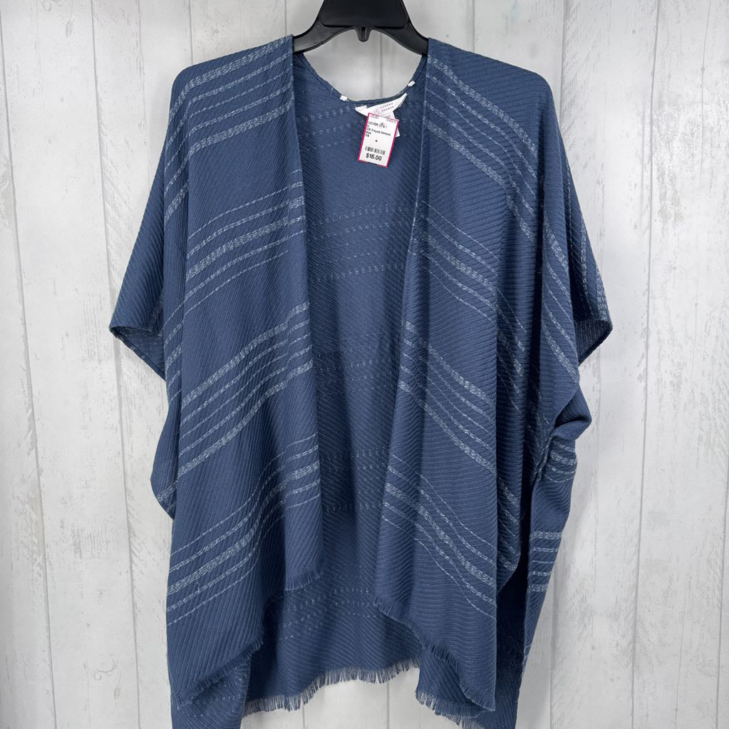 OS frayed kimono
