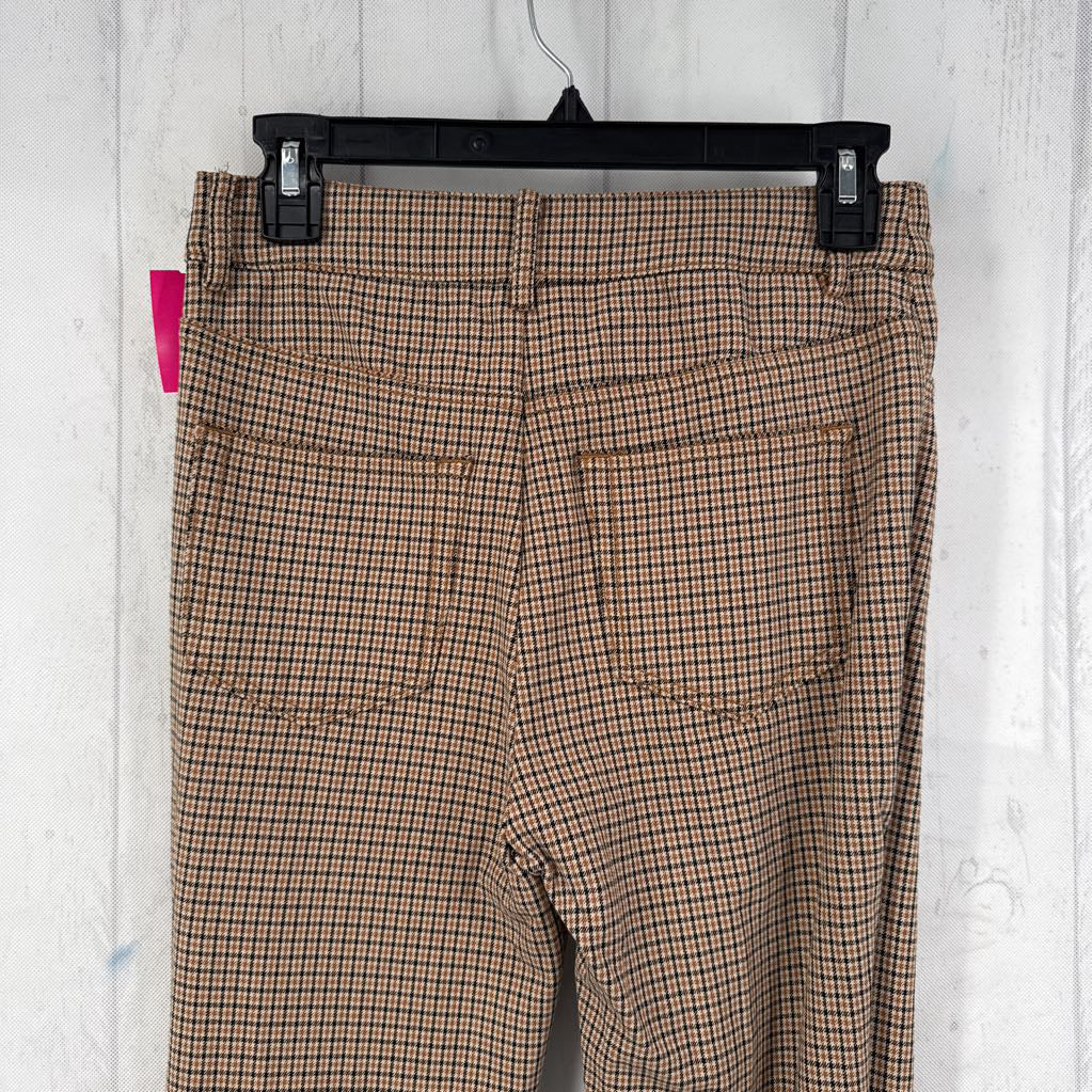 00 plaid bootcut pant