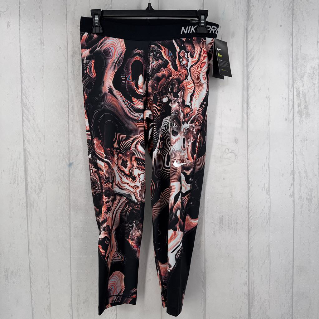 L printed crop leggings