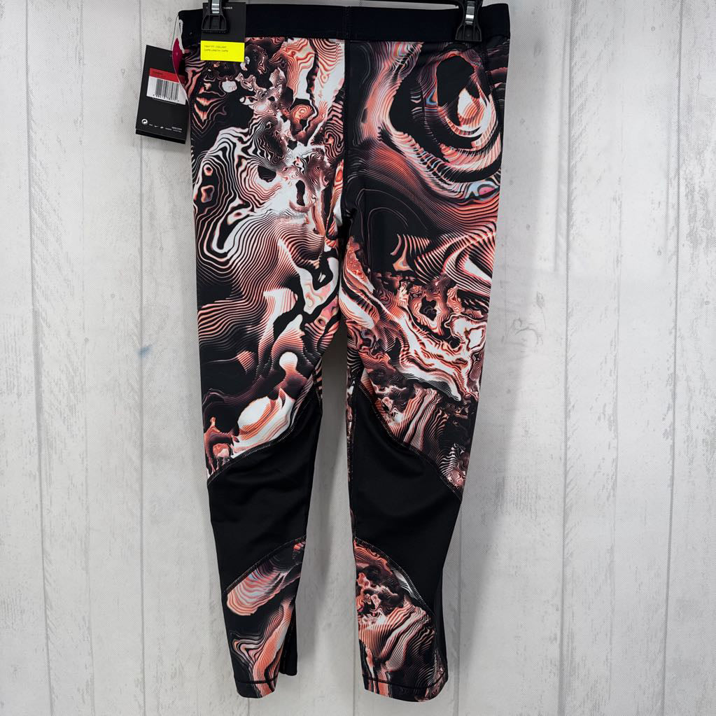 L printed crop leggings