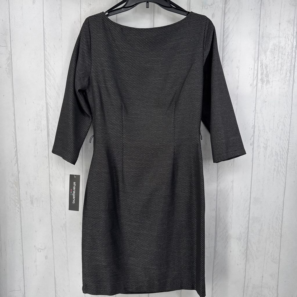 R99 10 bateau neck 3/4 slv dress