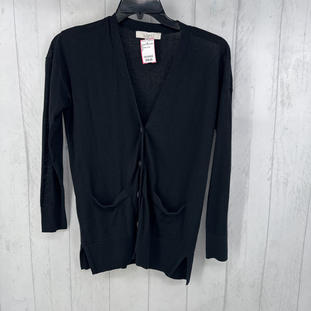 M button front cardi