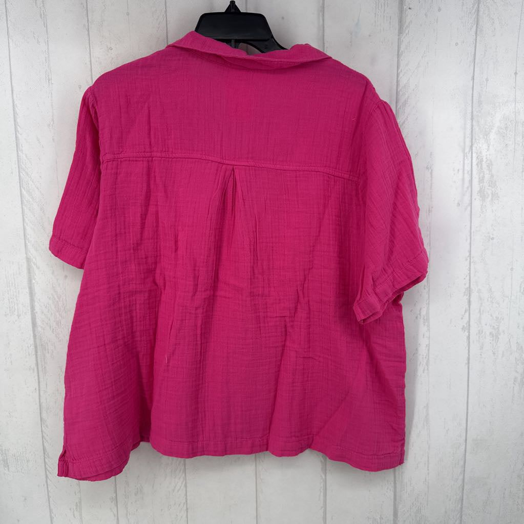 XL button down s/s top