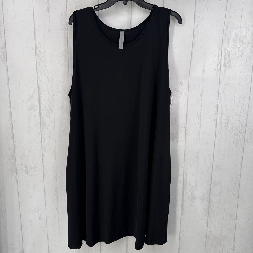 XXXL scoop neck slvls dress