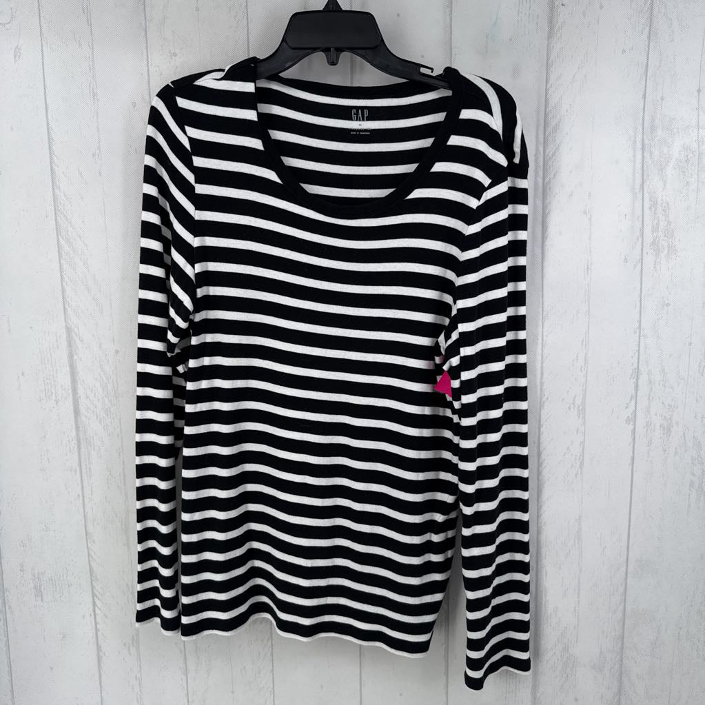XL l/s stripe top