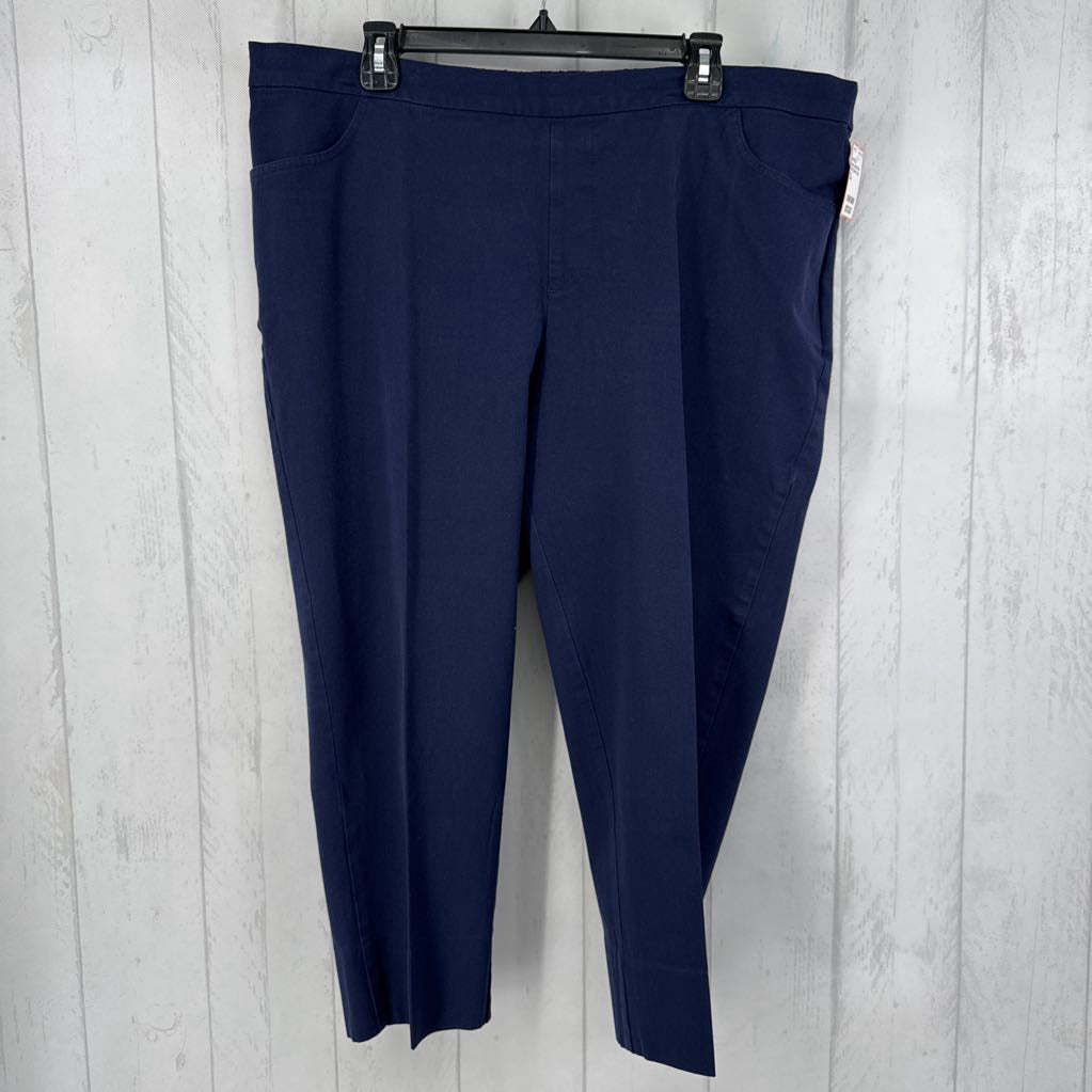 22W pull-on crop pant