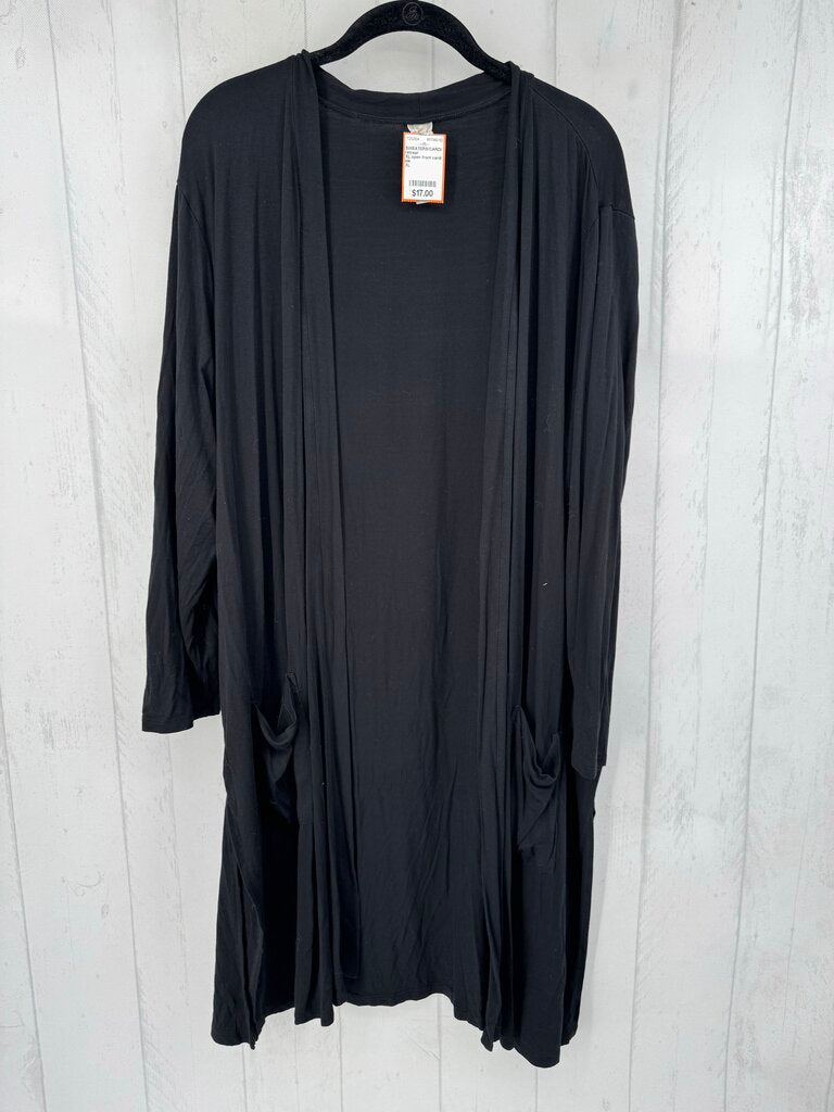 XL open front cardi