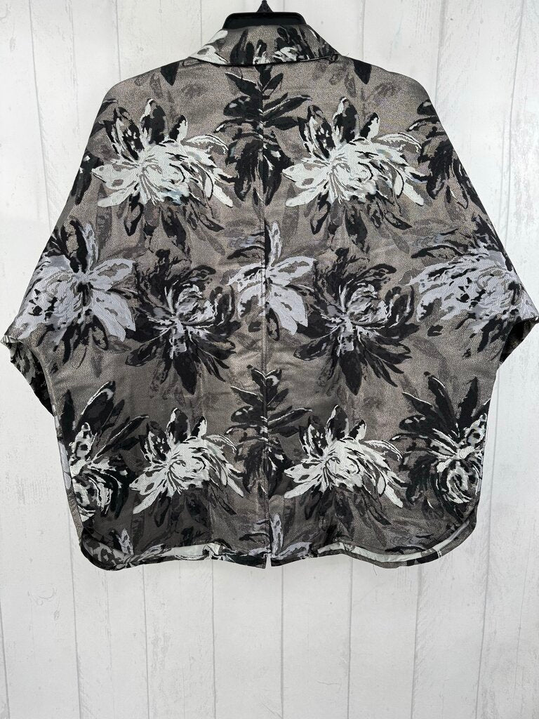 XL flo print blazer