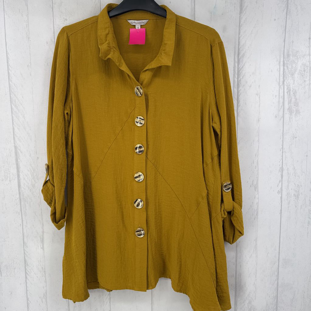 S l/s button down shirt