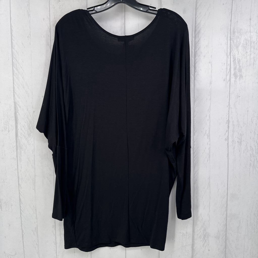 S dolman slv scoop neck top