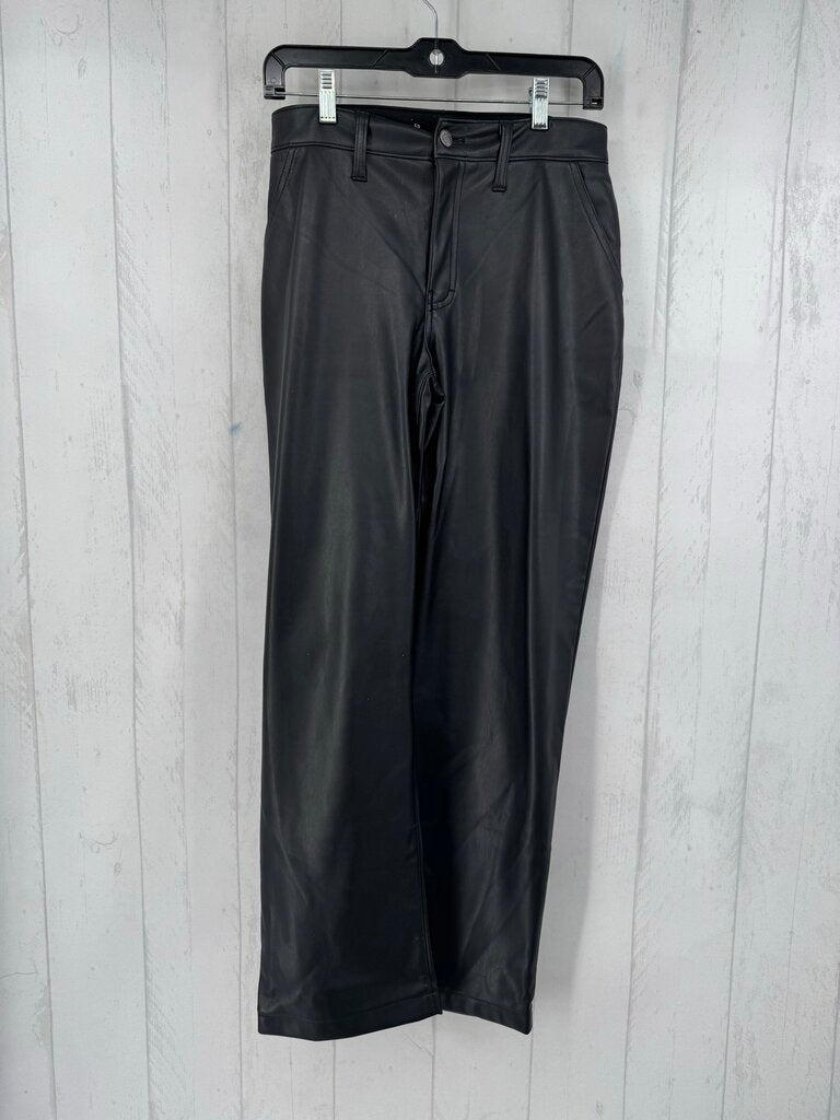 5 faux leather pull on pants