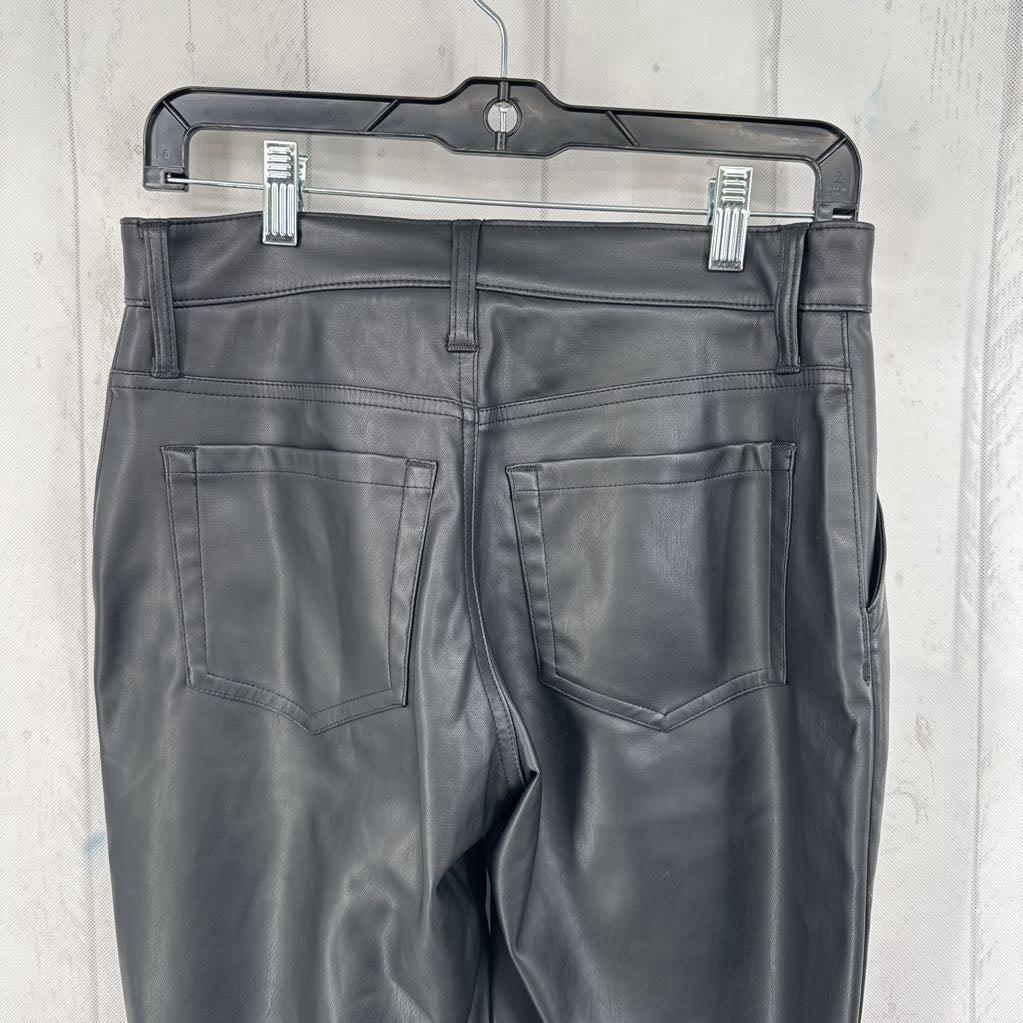 5 faux leather pull on pants